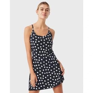 Outdoor Voices OG Black and White Polka Dot exercise Dress
